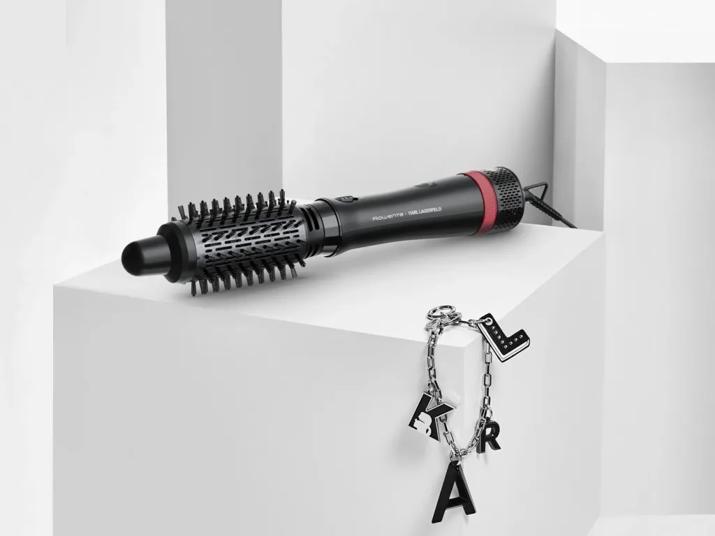 Furçë me ajër të nxehtë Rowenta CF634L, 800 W, 5 aksesorë, e zezë/kuqe - 3