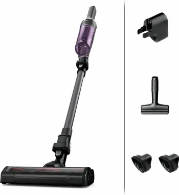 Fshesë me korrent pa kabllo Rowenta X-Nano RH1128WO, gri e errët/vjollcë