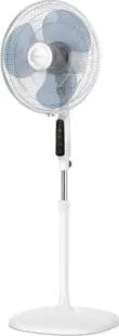 Ventilator dyshemeje Rowenta VU4440F0 40 cm, 3 shpejtësi, oscilim automatik, lartësi e rregullueshme, telekomandë, e bardhë
