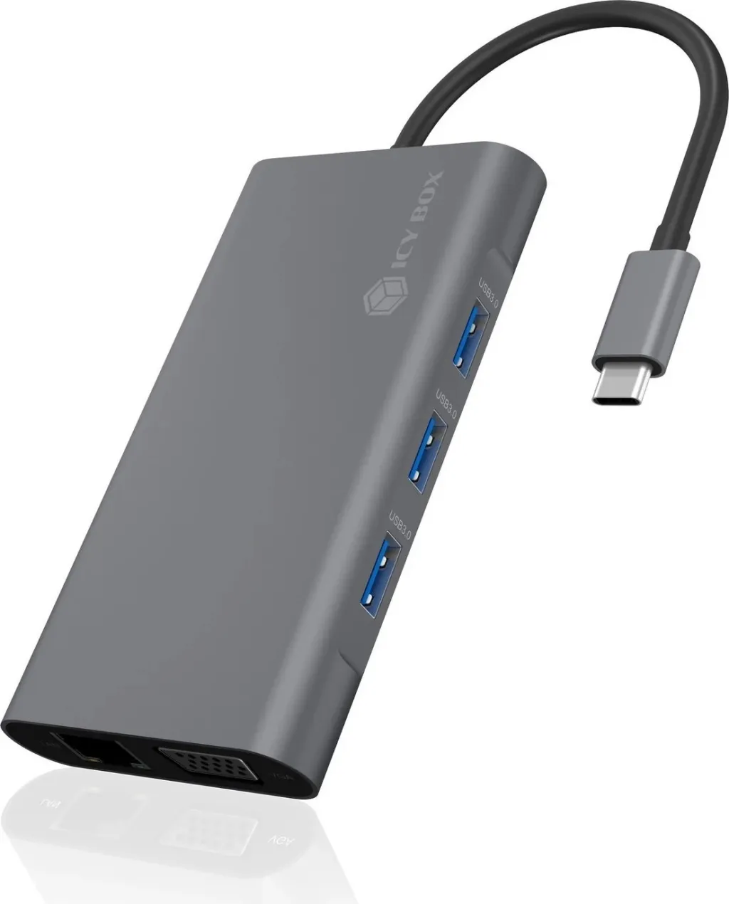 Replikues USB-C Icy Box IB-DK4040-CPD (60514) - 1