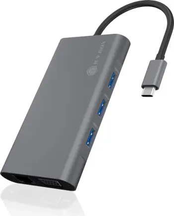 Replikues USB-C Icy Box IB-DK4040-CPD (60514)