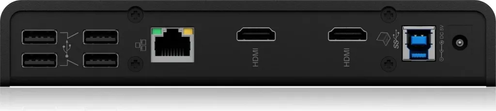 Docking station ICY BOX IB-DK2251AC Multi për laptopë dhe PC - 4