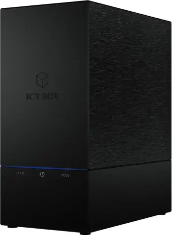 Kasë eksternale ICY BOX IB-RD3621U3, 2x3.5", USB 3.0, RAID, e zezë