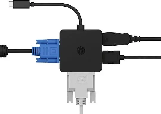 Adapter USB-C ICY BOX IB-DK1104-C, 4K, i zi - 1