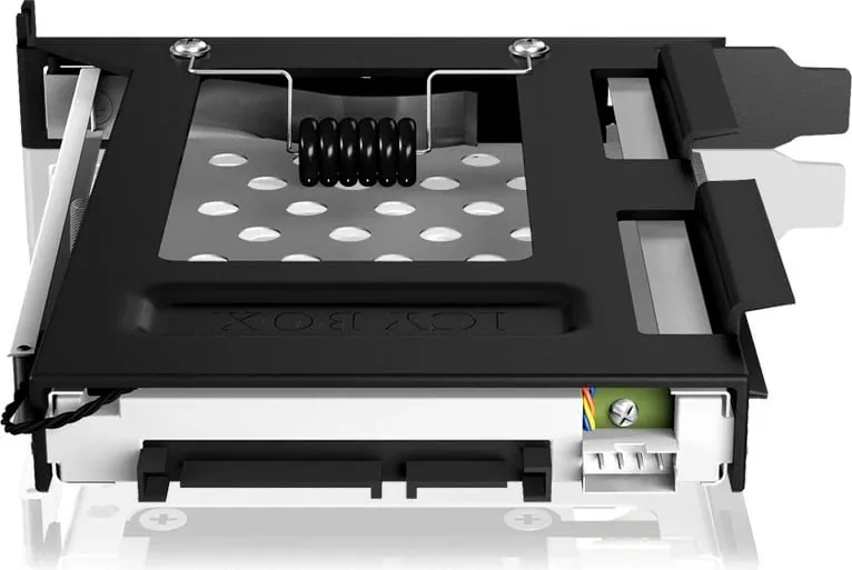 Kasë ICY BOX për 2.5" SATA HDD/SSD, PCI slot, e zezë - 2