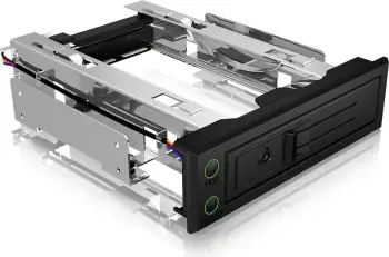 Kasë ICY BOX IB-166SSK-B, për HDD 3.5", SAS/SATA III, Hot-swap, e zezë