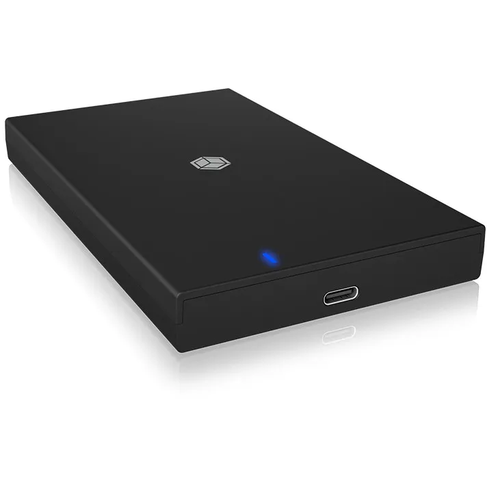 Kasë ICY BOX IB-200T-C3, për SSD/HDD 2.5", USB Type-C, e zezë - 1