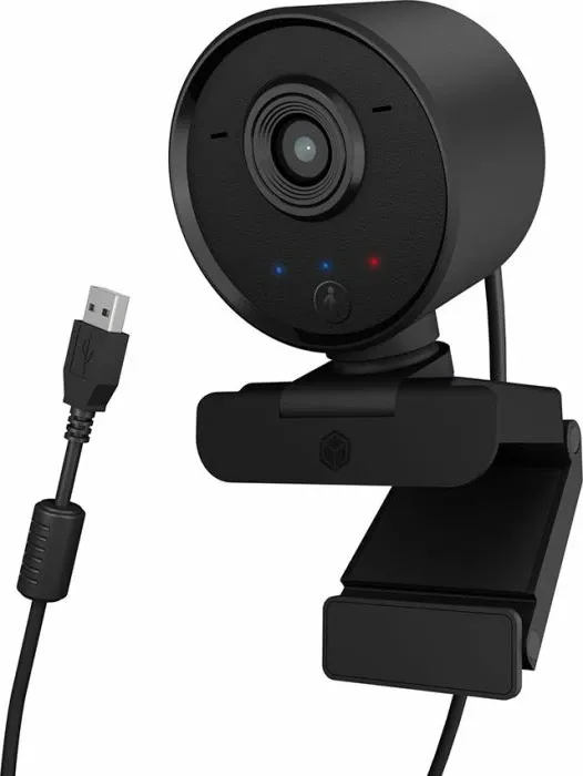 Webkamerë ICYBOX IB-CAM502-HD Full HD 1080p 30fps, AI auto-tracking 350°, mikrofon stereo, USB 1.70 m, me telekomandë, e zezë, set 2 copë - 3