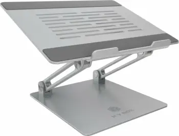 Mbajtëse laptopi Icy Box Notebook Mount, deri 17", alumini, gri