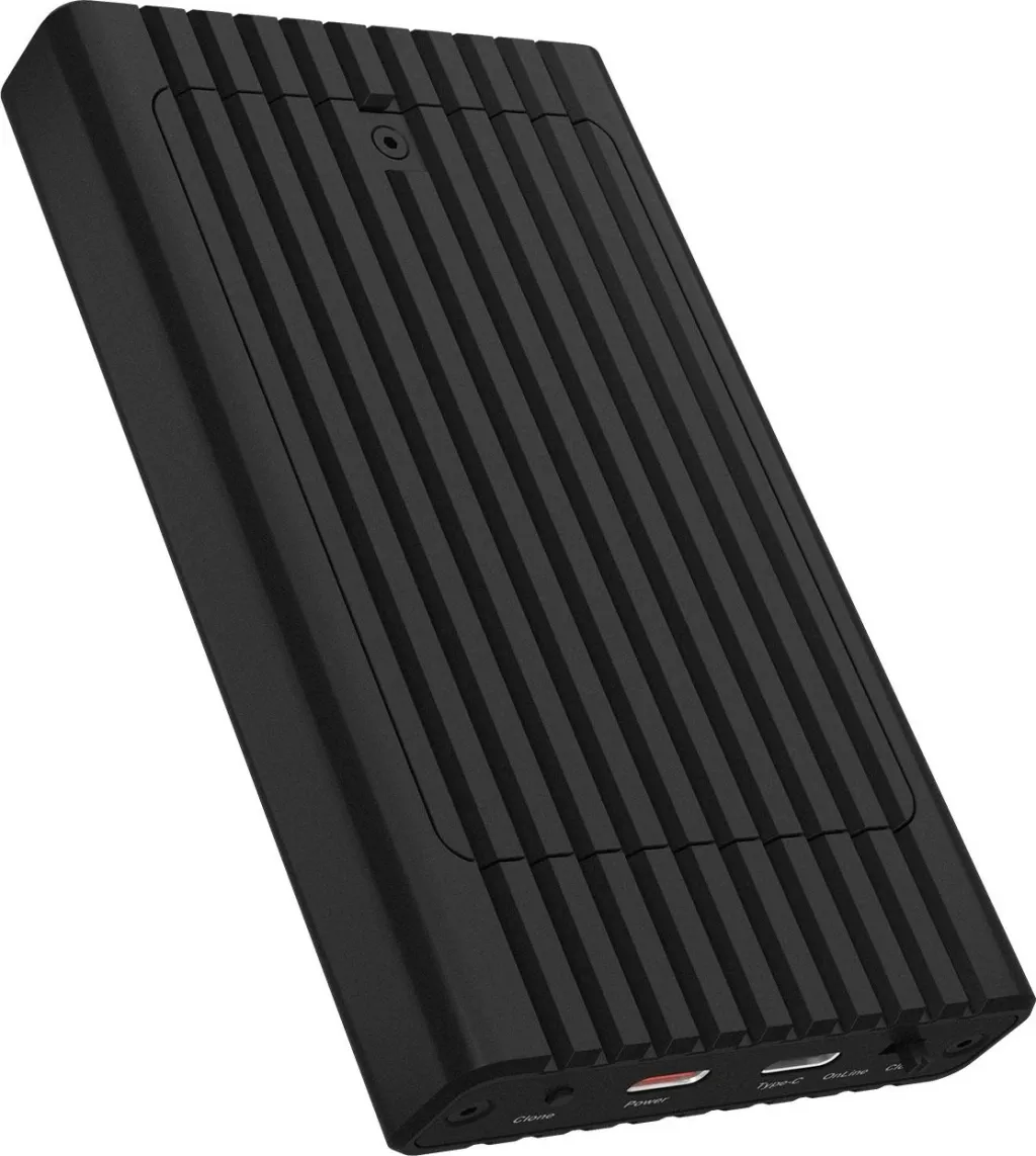 Kasë SSD ICY BOX IB-2817MCL-C31, USB-C 3.2, 2x M.2 NVMe, e zezë - 1