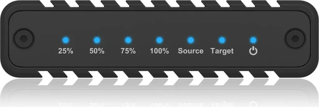Kasë SSD ICY BOX IB-2817MCL-C31, USB-C 3.2, 2x M.2 NVMe, e zezë - 3