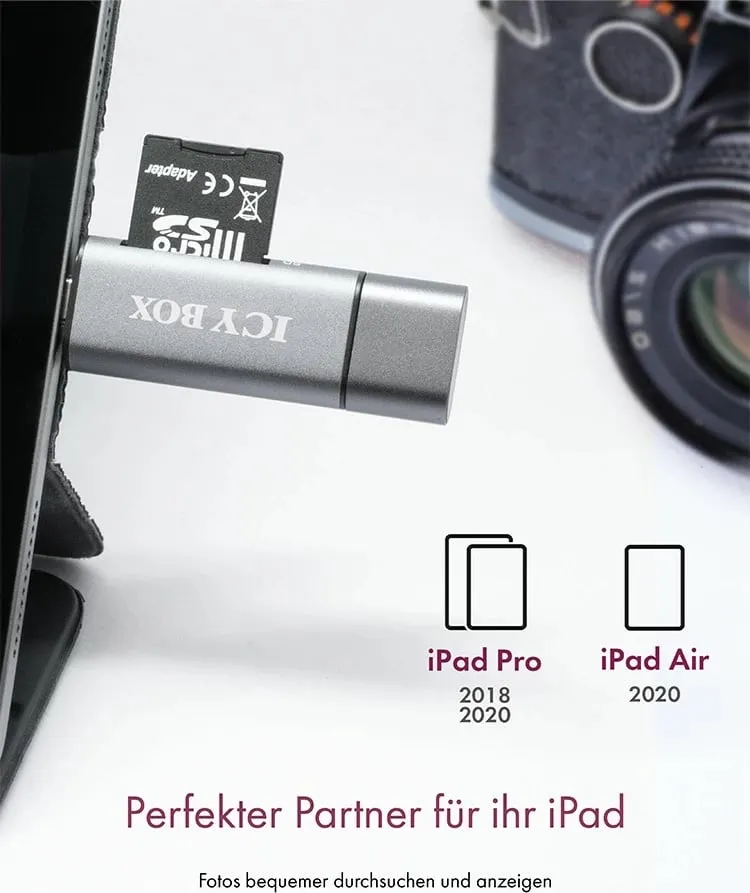 Lexus për USB IcyBox USB-C/MicroUSB/USB2.0 IB-CR200-C - 3