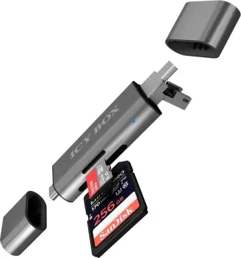 Lexus për USB IcyBox USB-C/MicroUSB/USB2.0 IB-CR200-C