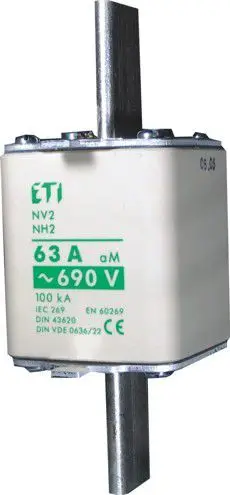 Lidhës i siguresave Eti-Polam KOMBI NH2 400A aM WT-2, 690V
