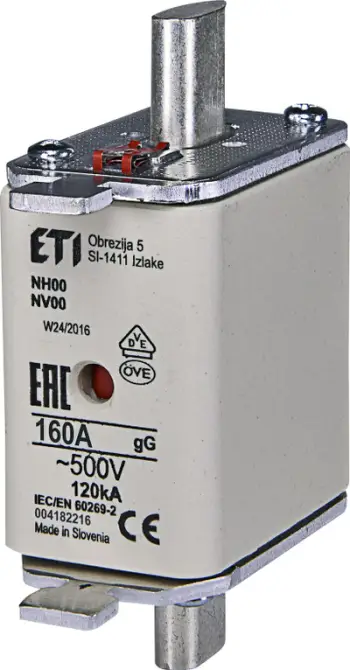 Ndërprerës Eti-Polam KOMBI 004182216, NH00, 160A, 500V