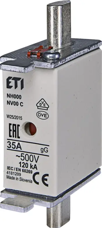 Furnizues me energji elektrike NH gG AC, 690V gG, 35A/500V