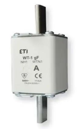 Njësi lidhëse për siguresa Eti-Polam WT-1/gF NH1, 80A