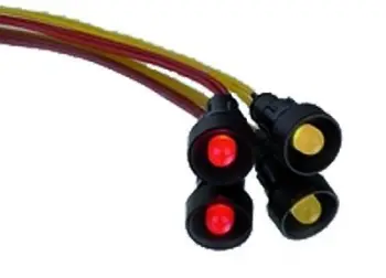 Llambë sinjalizuese Eti-Polam, 10 mm, 230 V, AC / DC, e kuqe