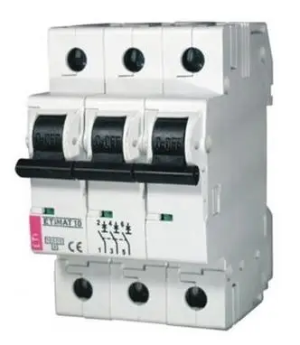 Ndërprerës Eti-Polam ETIMAT10, 3-P, B, 20A, 10kA AC