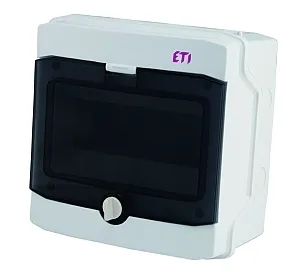 Kuti e ndërprersave elektrik Eti-Polam, 202 x 201 mm, e bardhë / zezë - 1