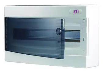Panel shpërndarës Eti-Polam, me montim në sipërfaqe, ECT18PT-s 18M IP40