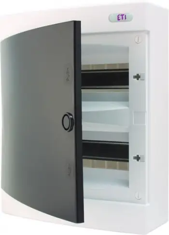 Ndërprerës i instaluar në sipërfaqe ECT24PT-s 24M IP40, derë transparente 001101069
