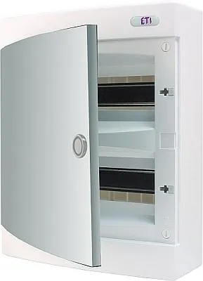 Kuti për siguresë Eti-Polam ECT2x18PO-s 2x18M IP40, e bardhë - 1