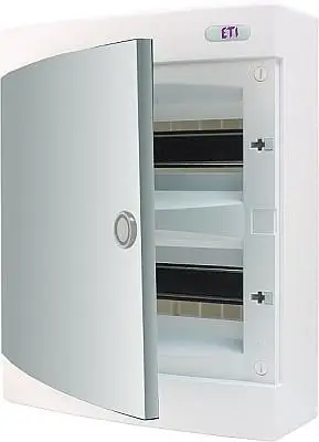Kuti për siguresë Eti-Polam ECT2x18PO-s 2x18M IP40, e bardhë