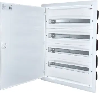 Modular shpërndarës Eti-Polam, 96 module, 4 rreshta, IP40, i bardhë