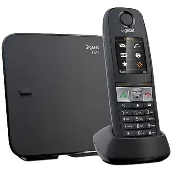 Telefon DECT Gigaset E630, Speakerphone, 200 kontakte, Caller ID, Ngjyrë e zezë