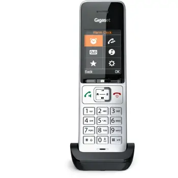 Telefon Gigaset COMFORT 500HX, Analog/DECT, Black, Silver