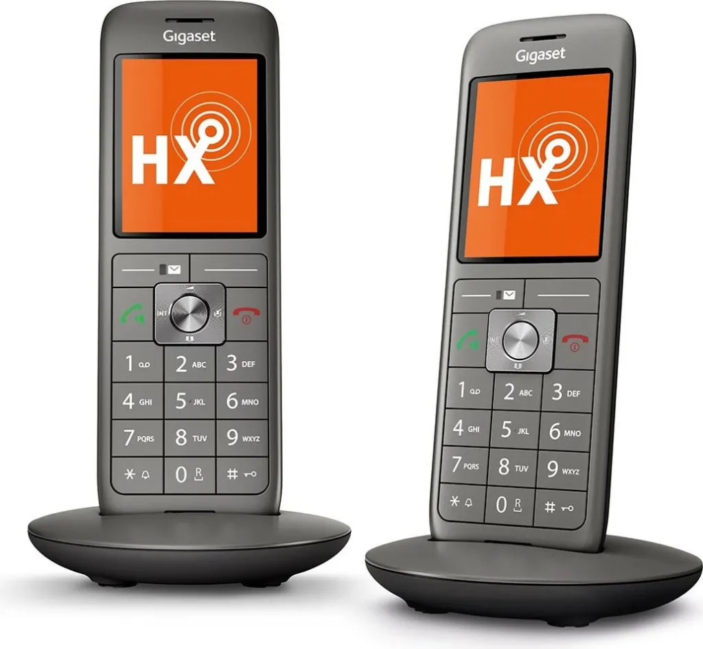 Telefon Gigaset CL660HX, Analog/DECT, Wireless, 400 kontakte, Anthracite, Black - 1