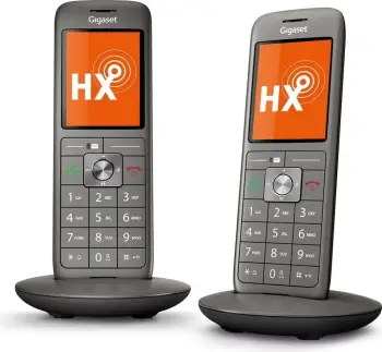 Telefon Gigaset CL660HX, Analog/DECT, Wireless, 400 kontakte, Anthracite, Black