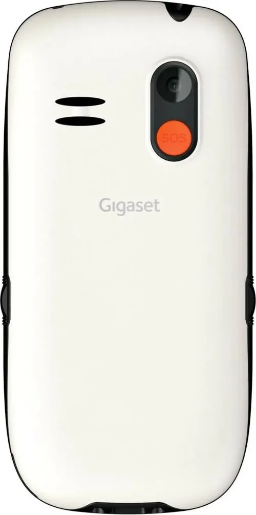 Celular Gigaset GL395 Dual SIM 32MB MicroSD bardhë - 4