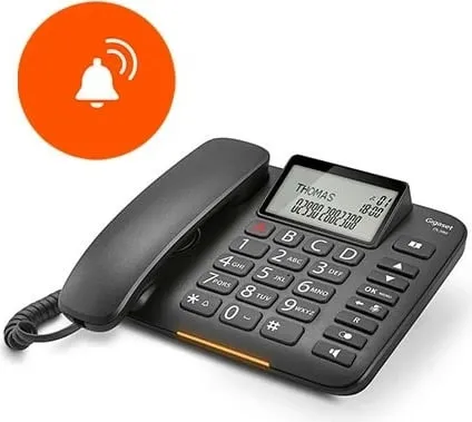 Telefoni fiks Gigaset DL380, butona të mëdhenj, i zi - 6