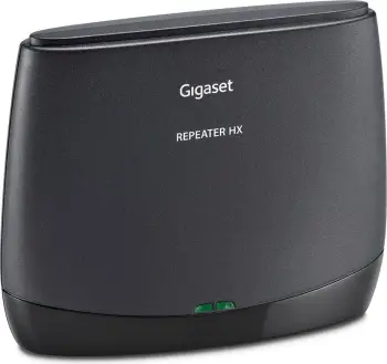 Repeater Gigaset HX, 1880 - 1900 MHz, 10 mW, 50 m, 300 m, 1.8 m, Ngjyrë e zezë