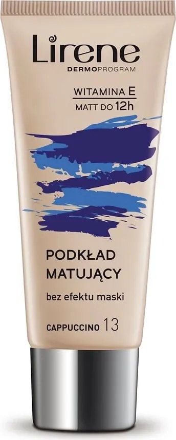 Krem pudër Lirene Nature Matte, Cappucino 13, 30 ml - 1