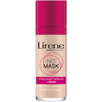 Krem pudër Lirene No Mask Fluid Serum, 430 Natural Beige, 30 ml