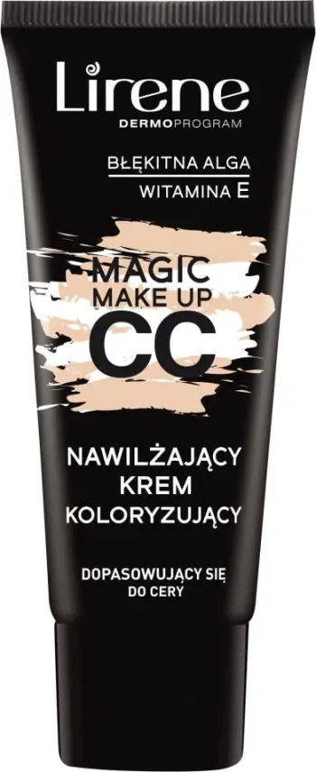 CC krem për fytyrë Lirene Magic Make Up CC Moisturizing Color-Correcting Cream për femra, 30ml