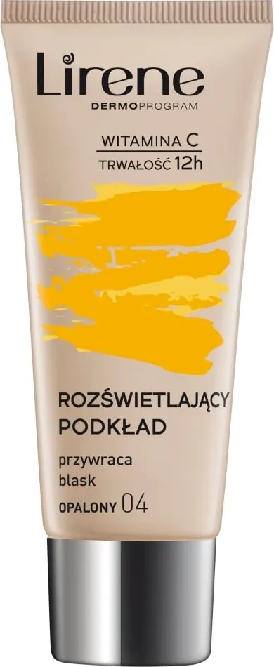 Krem pudër ndriçuese Lirene Vitamin C, Tan 04, 30 ml - 1