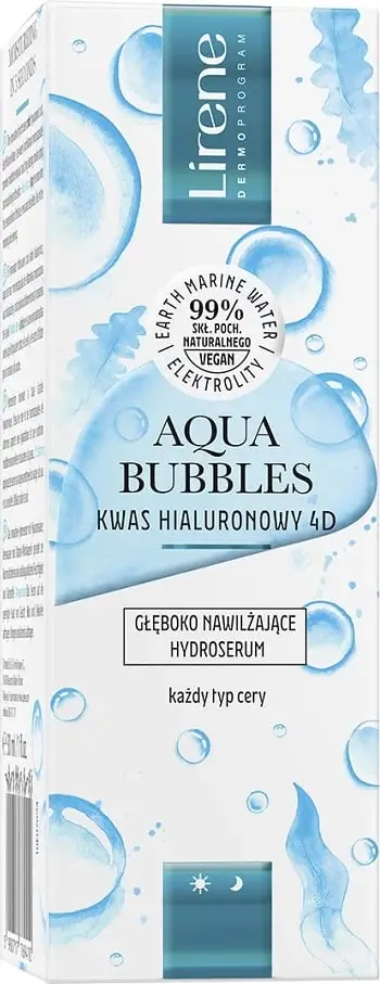 Serum hidratues për femra Lirene Aqua Bubbles Deep Hydrating Hydroserum, 30ml