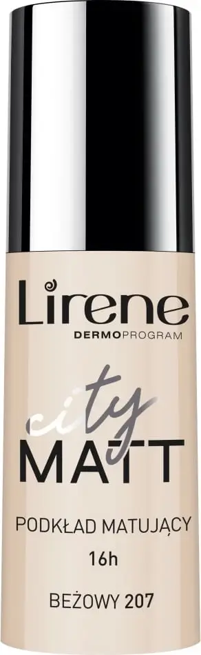 Krem pudër Lirene CITY MATT, Beige 207, 30 ml