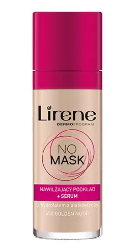 Krem pudër Lirene NO MASK FLUID SERUM, NUDE 450, 30 ml