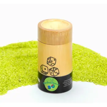 Bamboo Game Dice Box - Fridolin