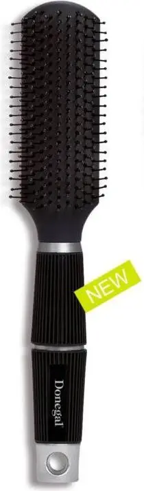 Furçë për flokë Donegal, model 1142, me fije të dendura, e zezë