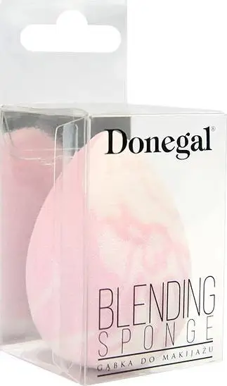 Sungjer për makijazh Donegal Blending Sponge, me mermer, rozë / i bardhë (4331)