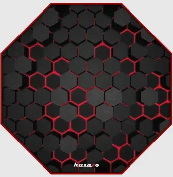 Tapet për karrige gaming Huzaro HZ-FLOORMAT 2.0, 1200x1200 mm, i zi