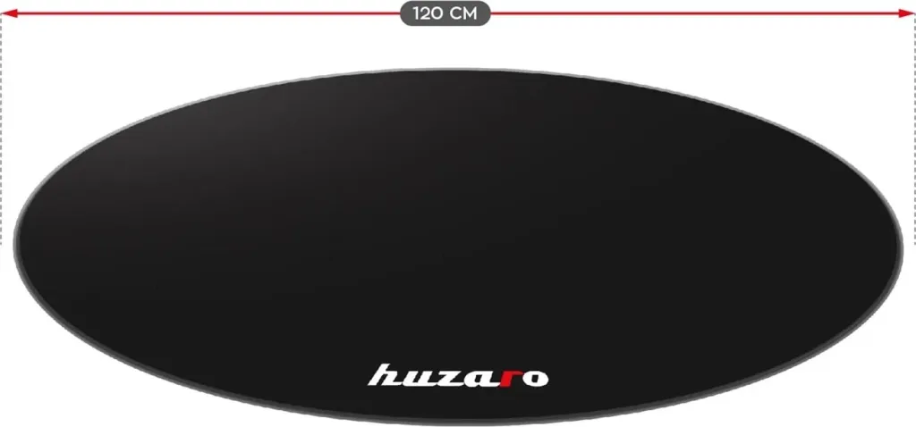 Tapet lojërash Huzaro FloorMat 3.0, 120x120cm, i zi - 6