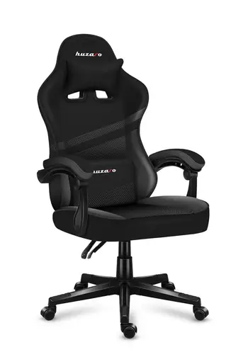 Karrige lojërash Huzaro Force 4.4, 130 kg, e zezë
