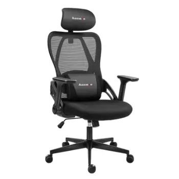 Karrige gaming Huzaro Combat 2.7, rrjetë dhe pëlhurë, deri 120 kg, e zezë